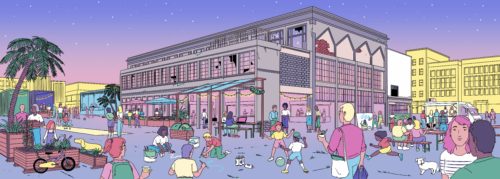Illustration Simon Bailly - Cité des Halles